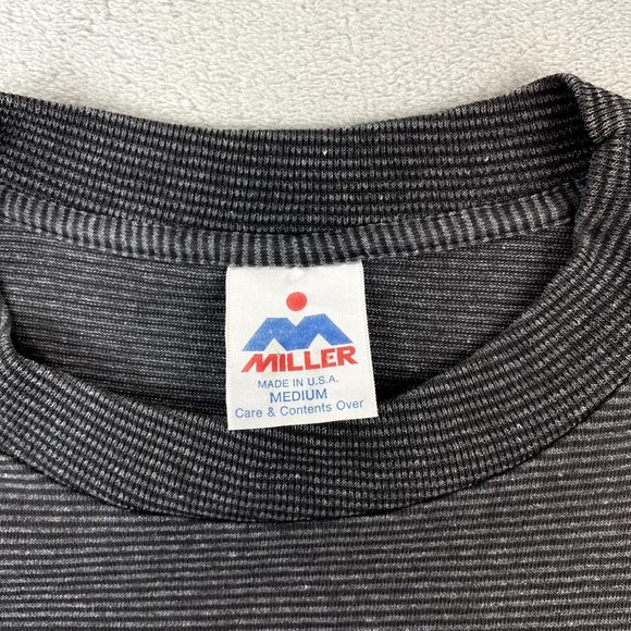 Vintage 90's Single Stitch Las Vegas Nevada Pinstriped Short Sleeve T-Shirt USA - Picture 6 of 9